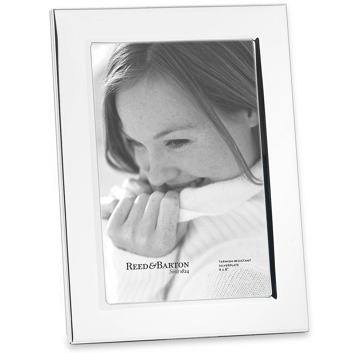"Classic Silverplate 4"" x 6"" Frame"
