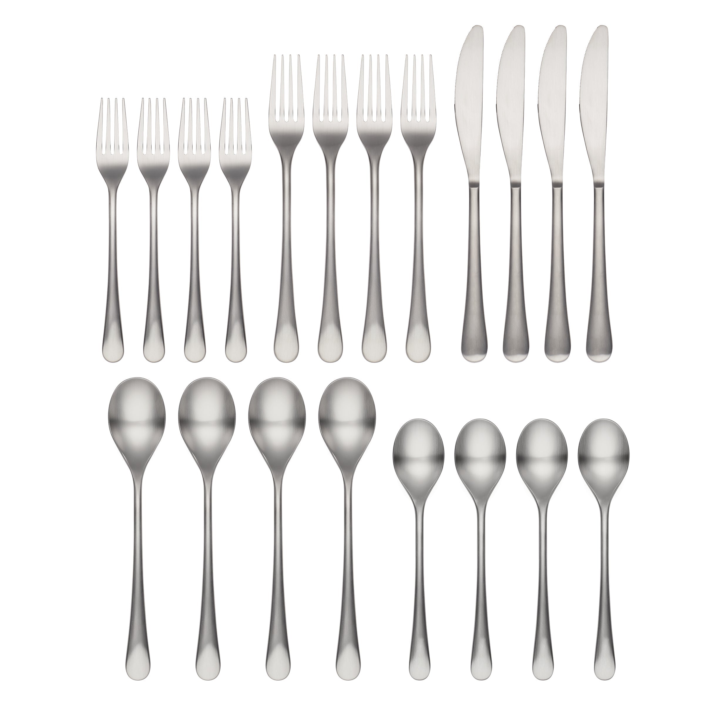 Xyla Satin 20 Piece Flatware Set
