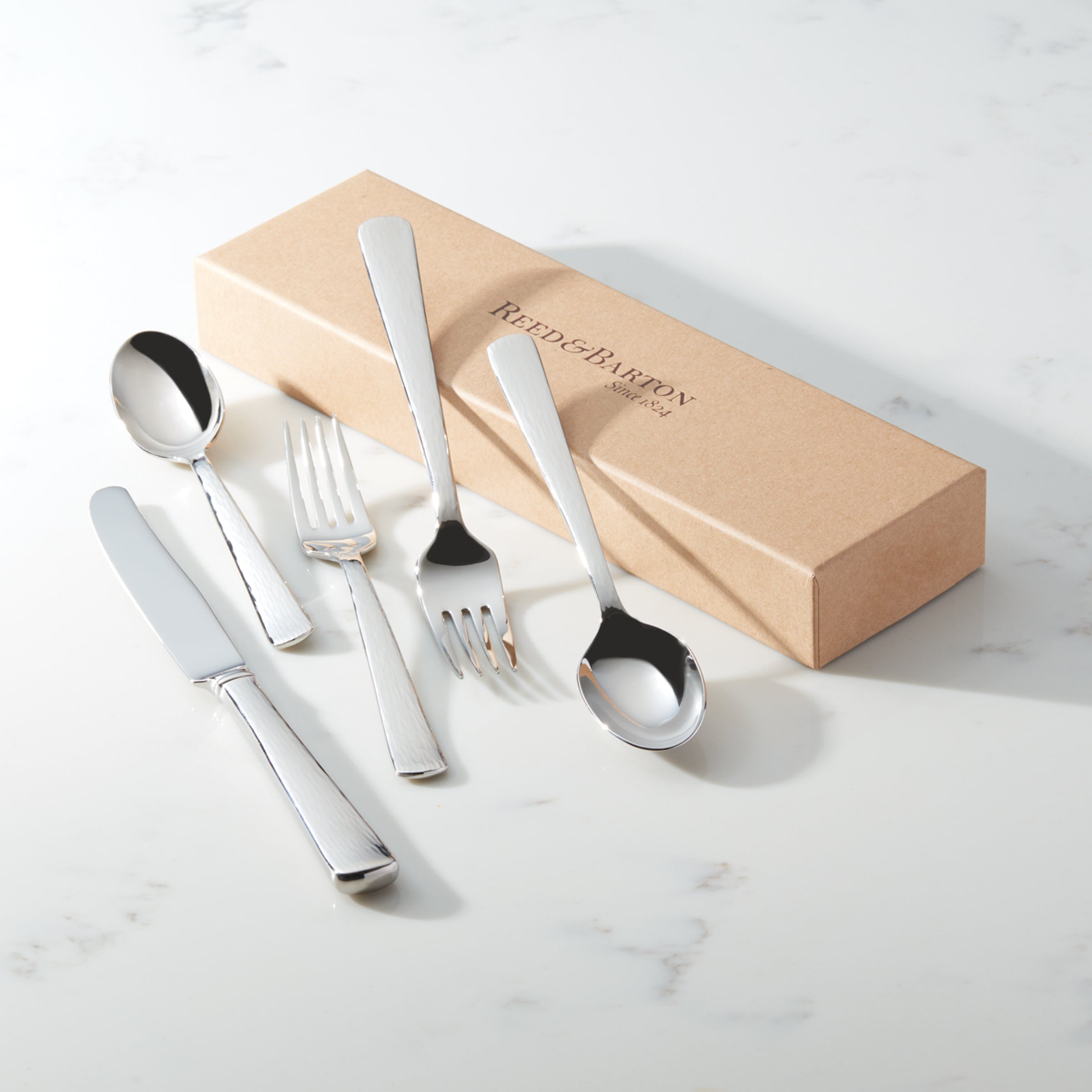 Silver Echo 5 Piece Place Setting