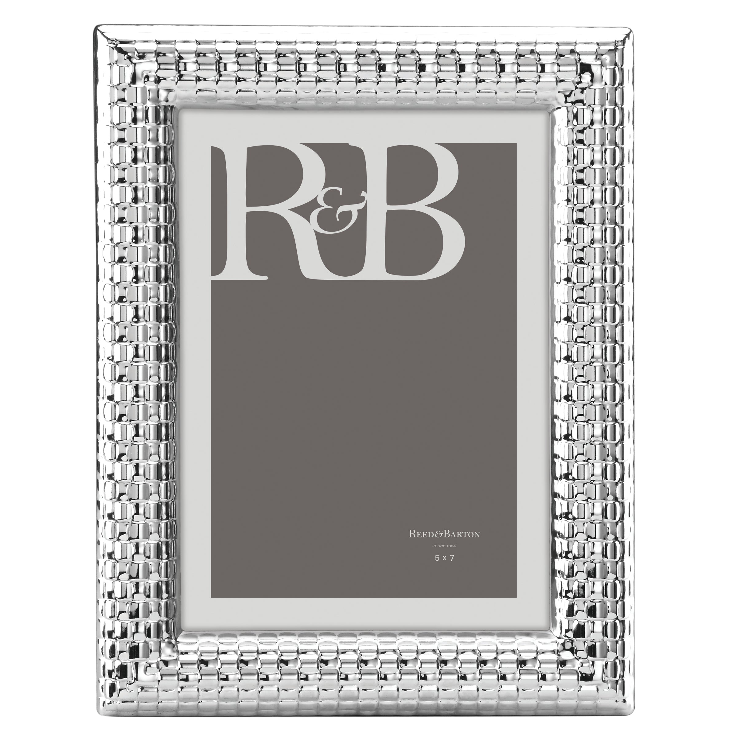 "Watchband Silver 5"" x 7"" Photo Frame"