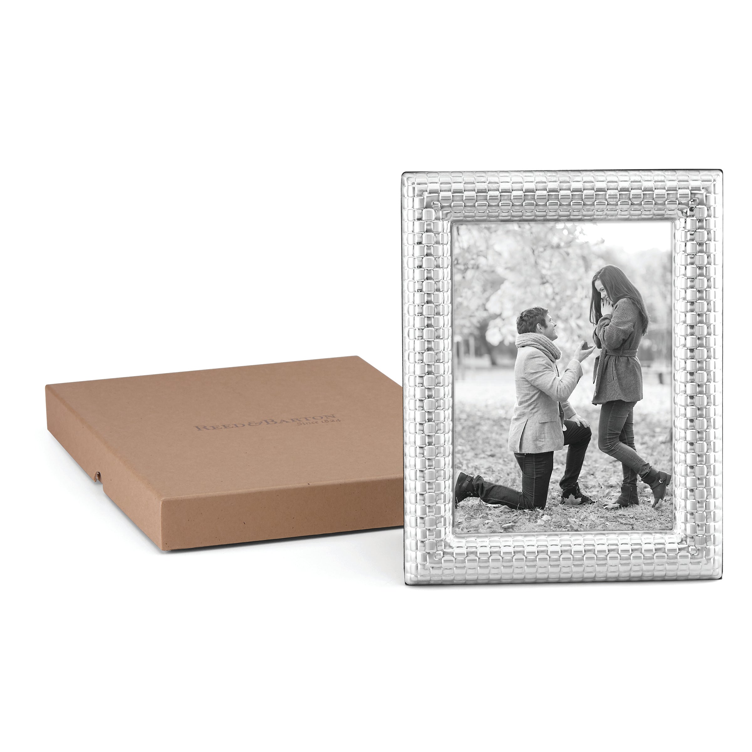 "Watchband Silver 5"" x 7"" Photo Frame"
