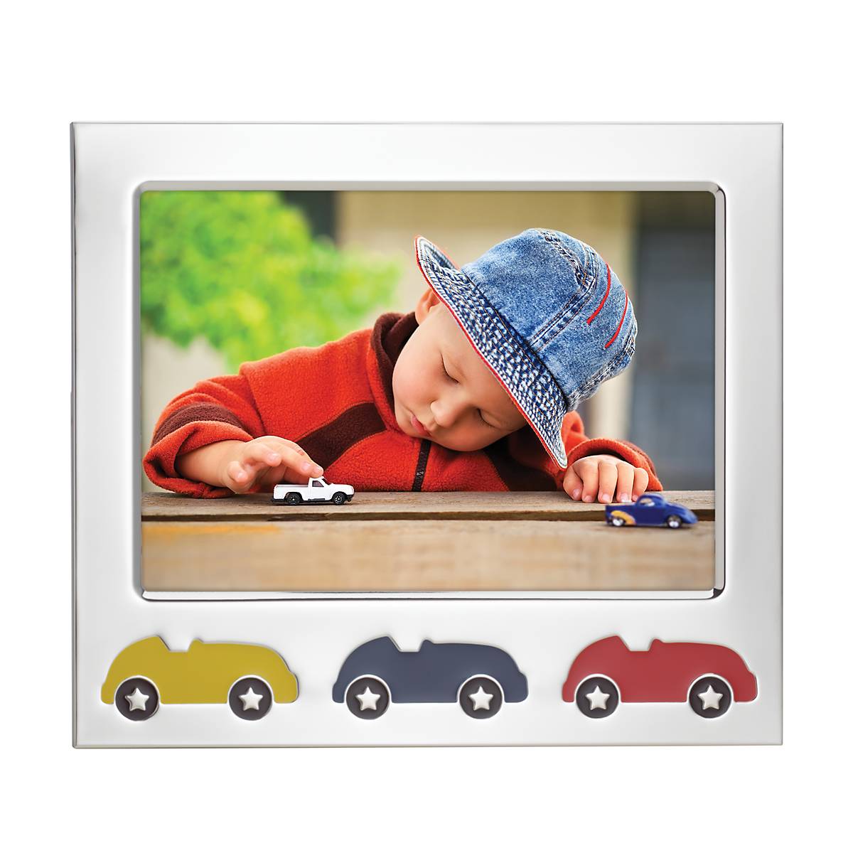"Race Car Silverplate 5"" x 7"" Frame"