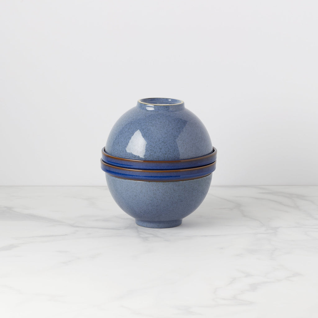 Luna Blue 8-Piece Dinnerware Set