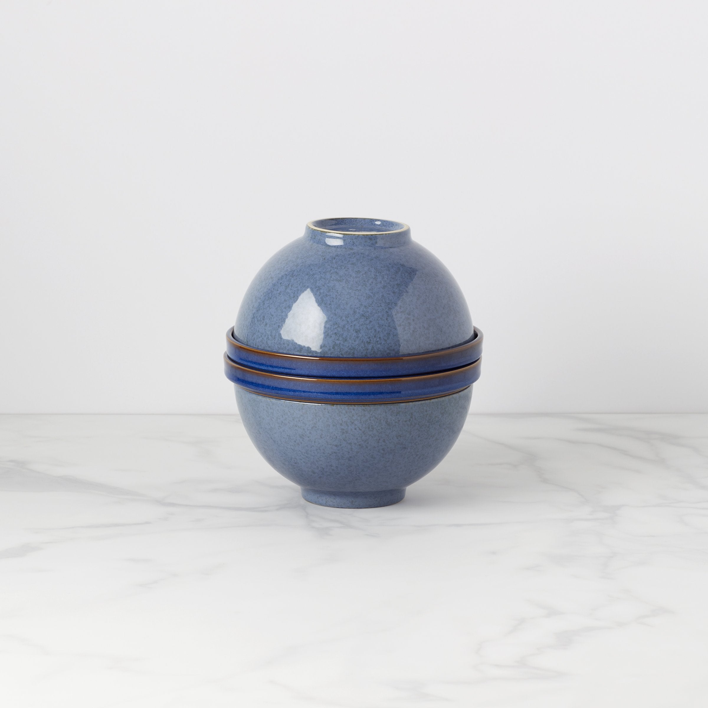 Luna Blue 8-Piece Dinnerware Set