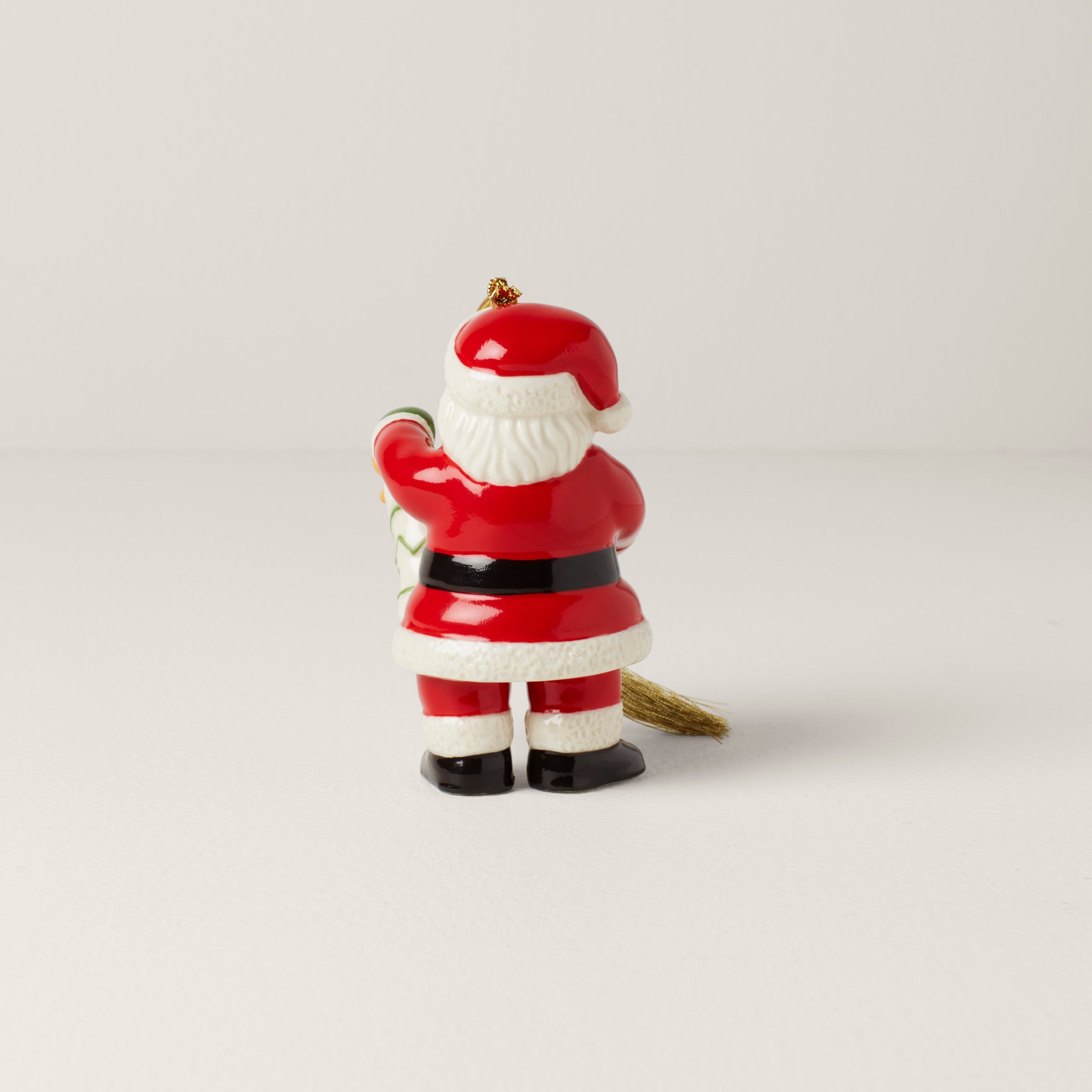 African American Santa Stocking Ornament