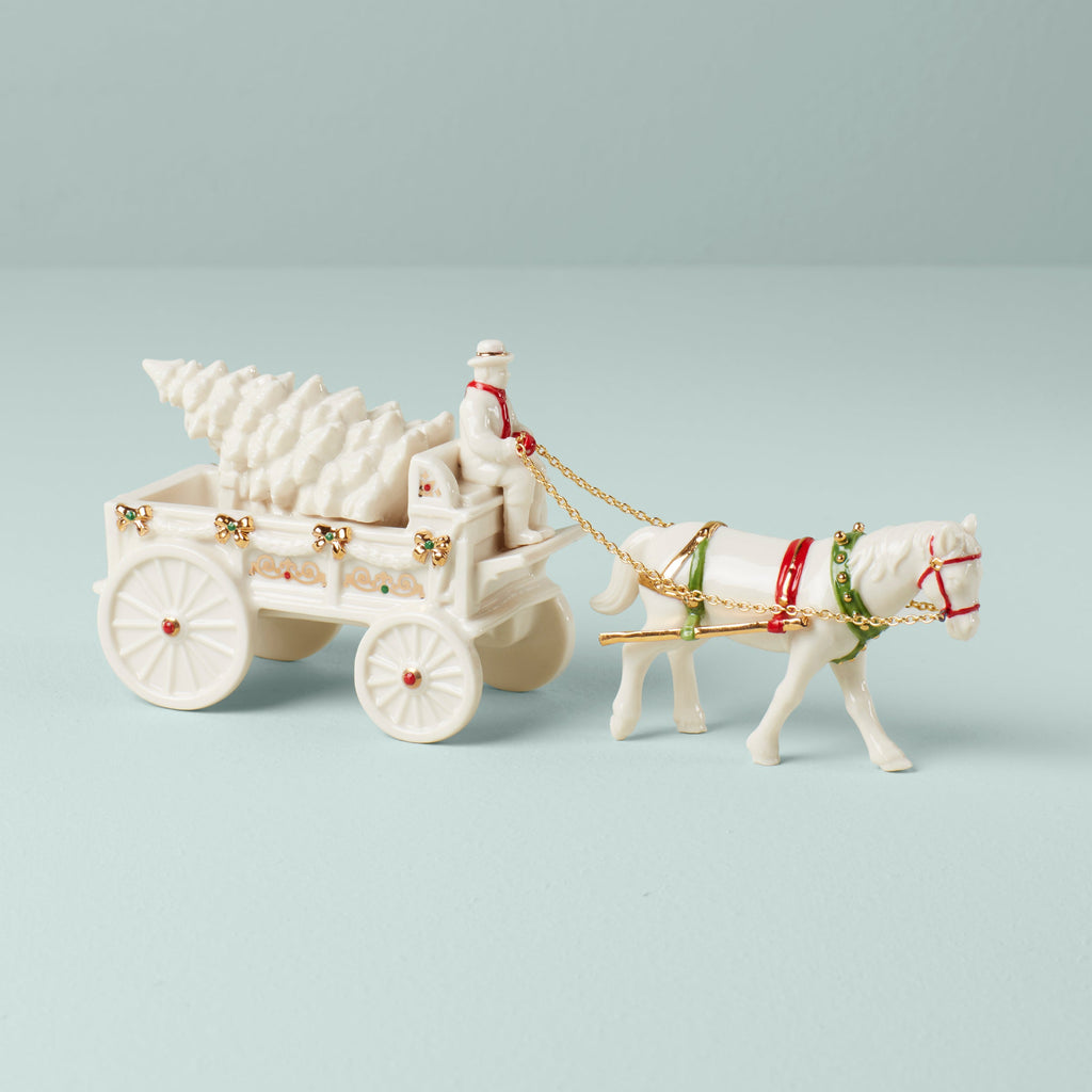 Mistletoe Park Farm Wagon Figurine