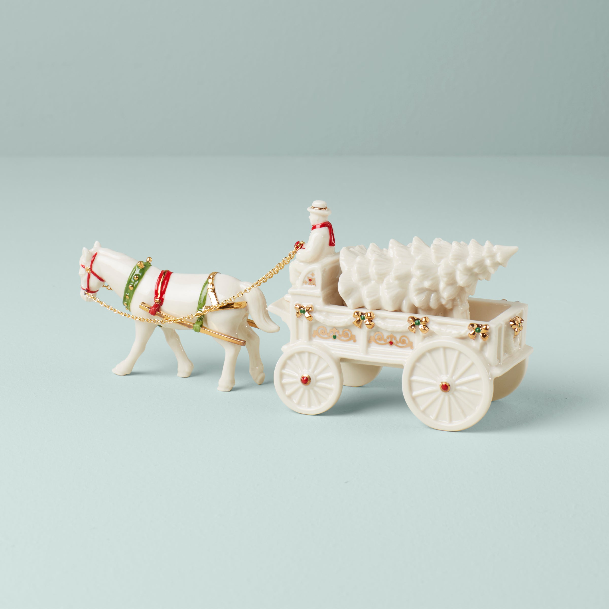 Mistletoe Park Farm Wagon Figurine