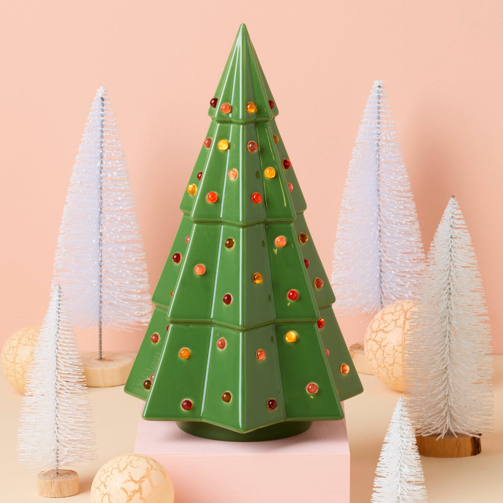 Evergreen Large Lit Tree Figurine