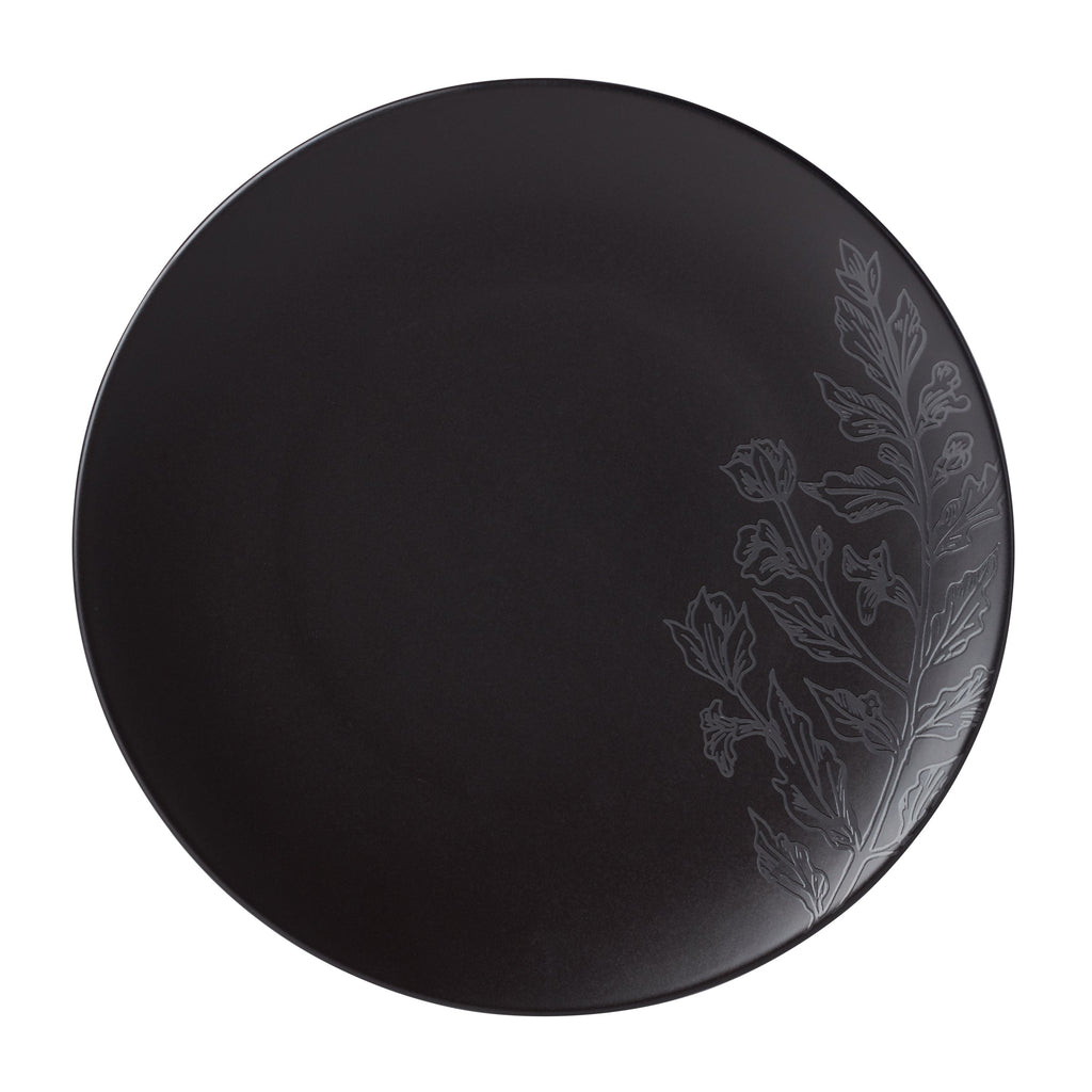 Roseto Charcoal 12-Piece Dinnerware Set