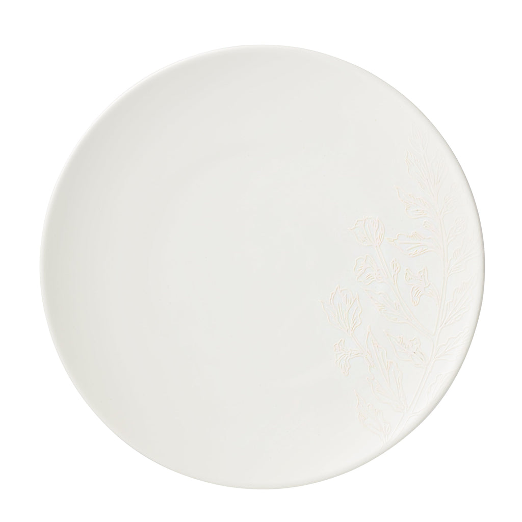 Roseto White 12-Piece Dinnerware Set