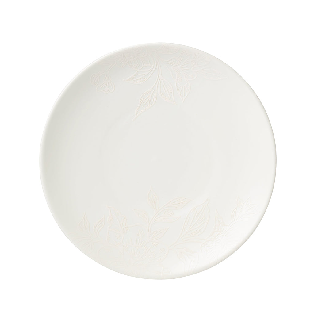 Roseto White 12-Piece Dinnerware Set