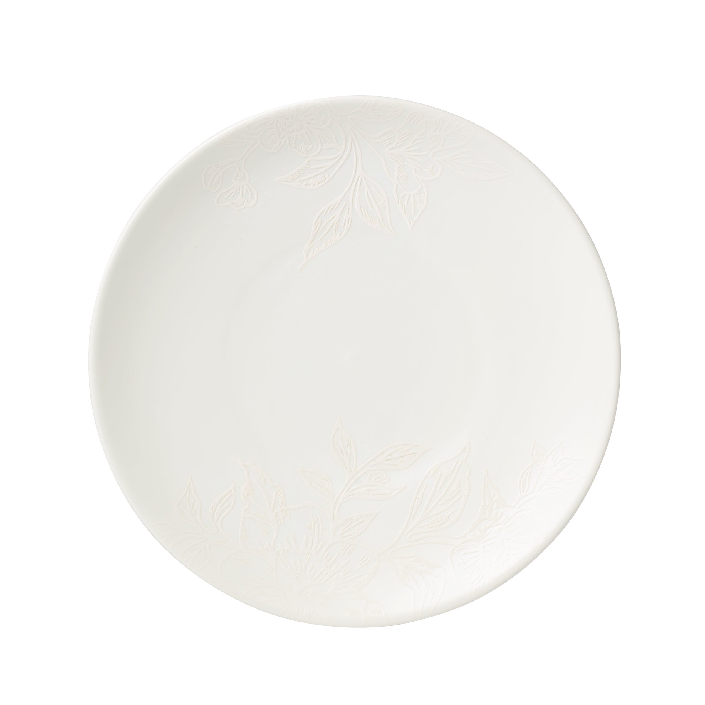 Roseto White 12-Piece Dinnerware Set