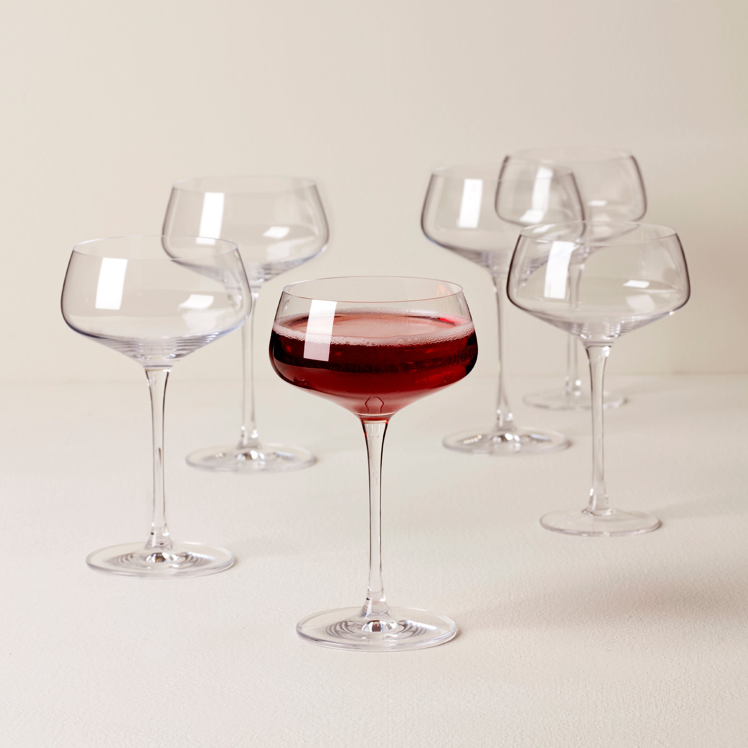 Tuscany Classics Angled Coupe Glasses - Set Of 6