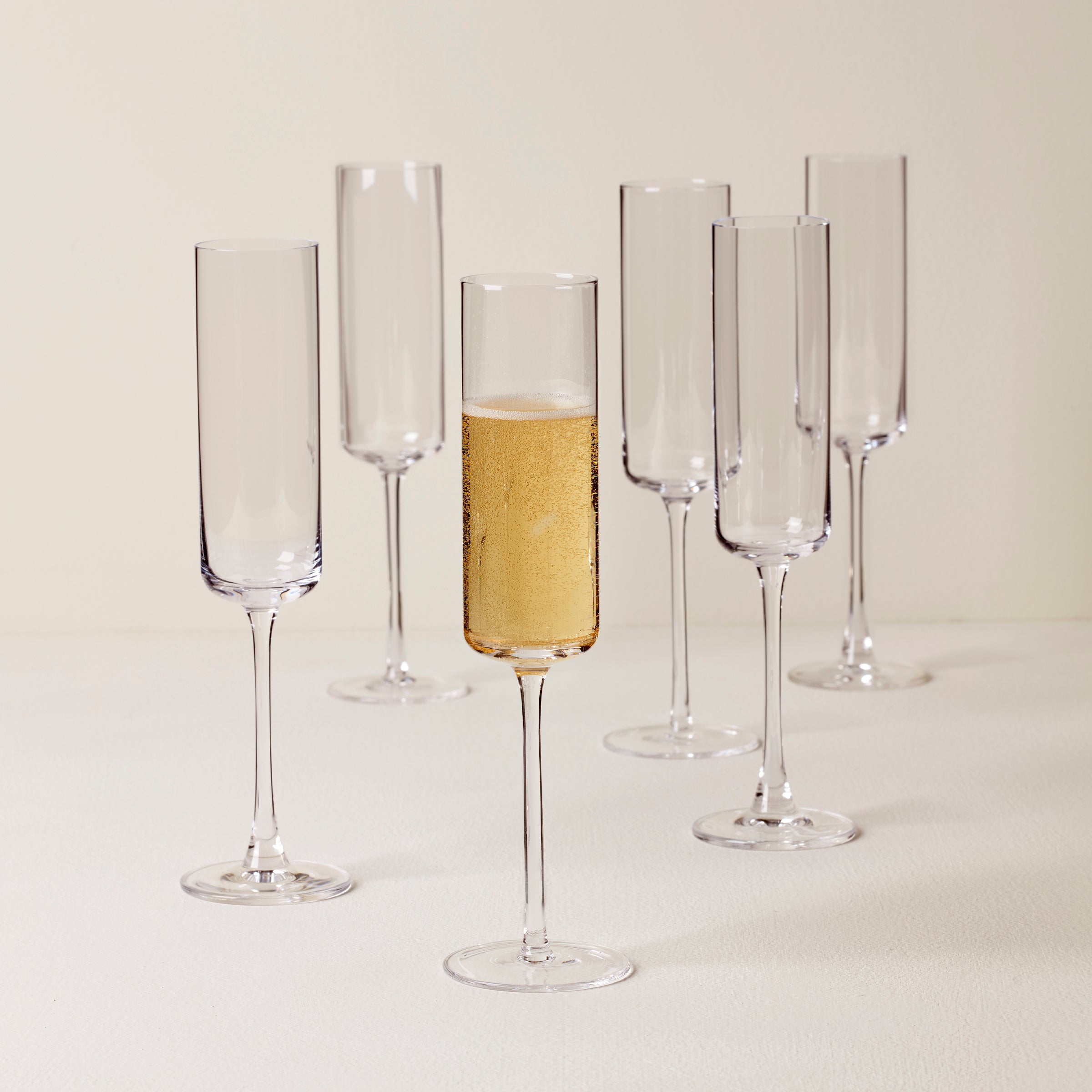 Tuscany Classics Straight Flute Glasses - Set Of 6