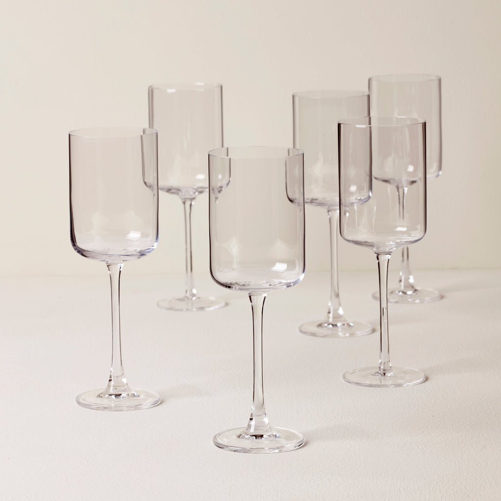 Tuscany Classics Straight White Wine Glasses - Set Of 6