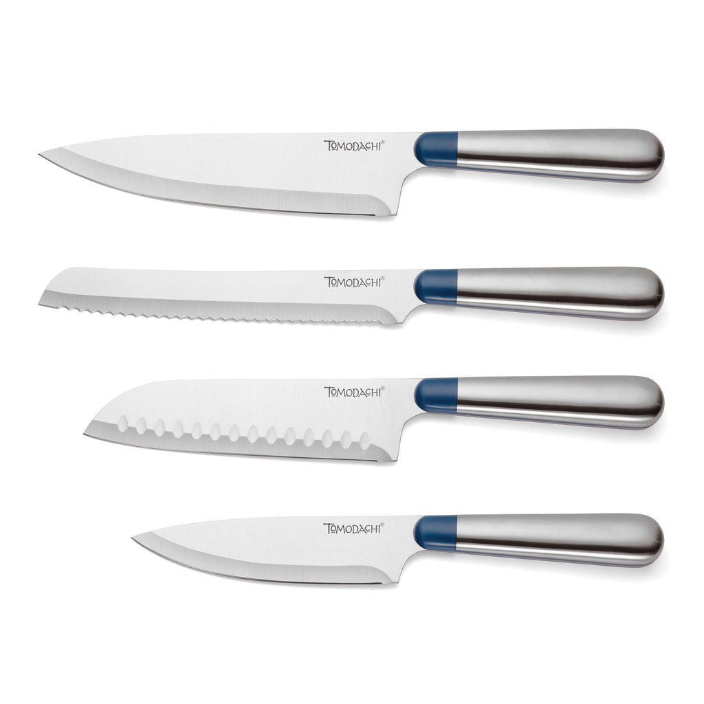 Keen 5 Piece Acacia Bristle Block Cutlery Set