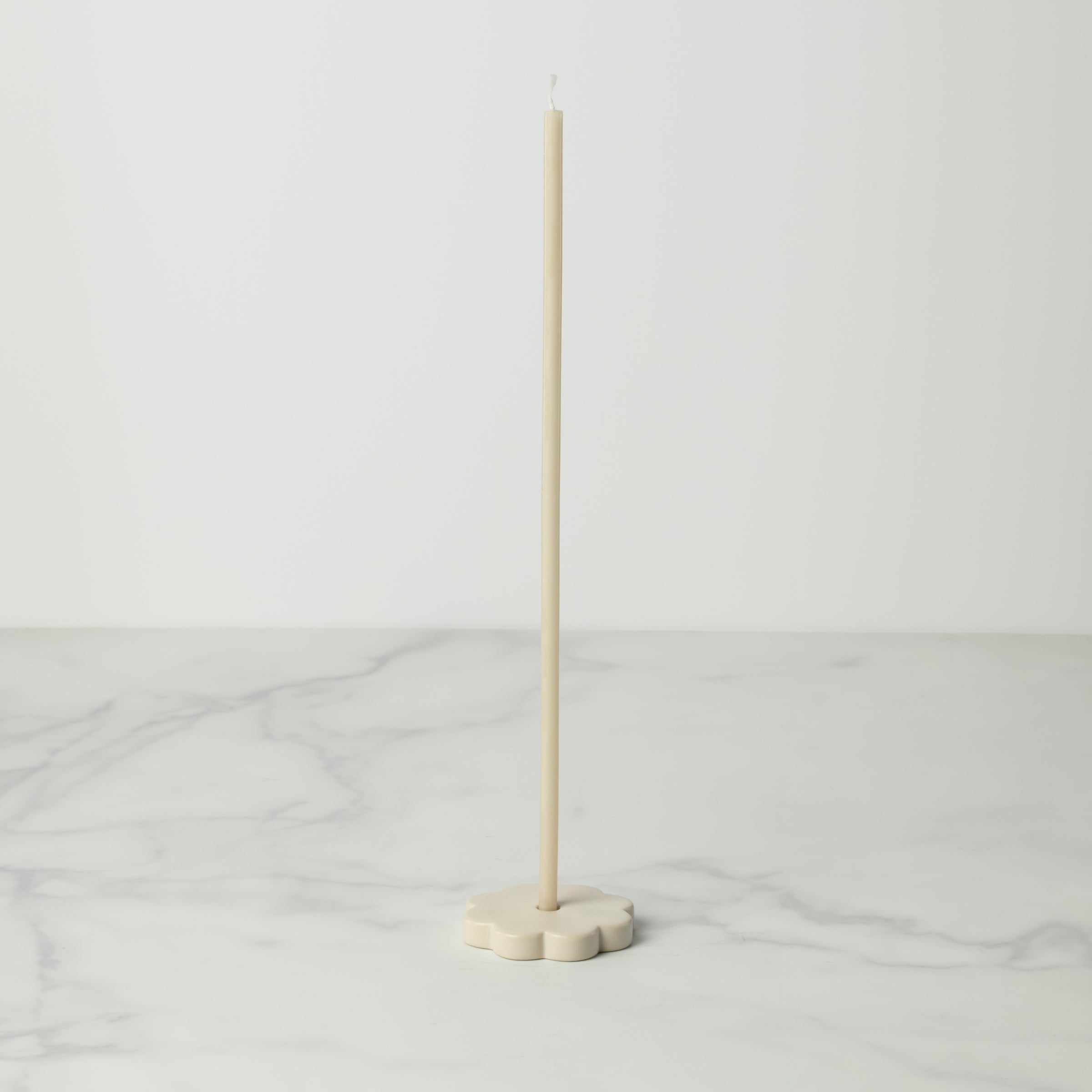Long-Stem Candles Set Of 12 - Parchment