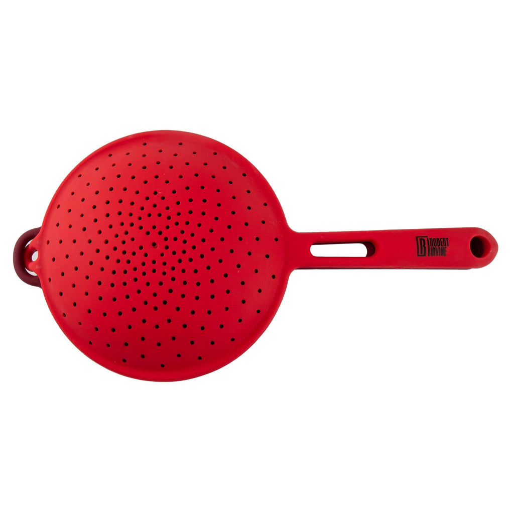 Robert Irvine 2-Piece Silicone Colander Set - Red