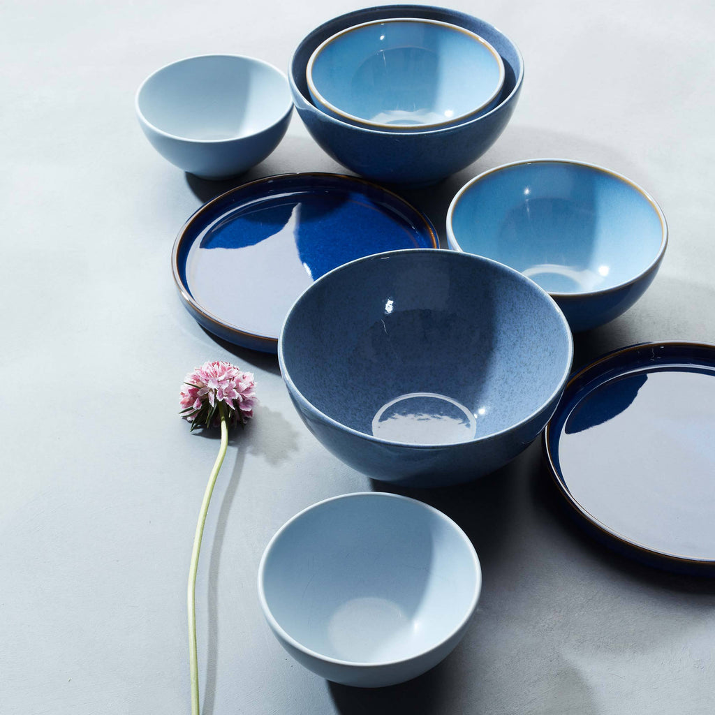Luna Blue 8-Piece Dinnerware Set